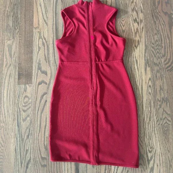 Express Bodycon Mockneck Sleeveless Dress Size M - Picture 4 of 4